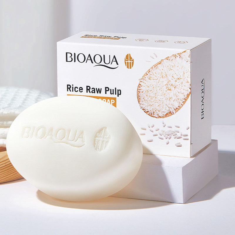 Salicylic Acid Cleanser - BIOAQUA 白米生パルプフェイシャルソープ洗顔フォーム洗顔料保湿オイルコントロールボディ入浴手作り石鹸