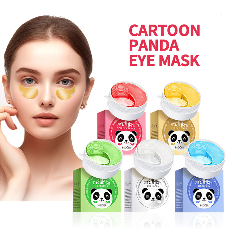 Collagen Sheet Mask - 60 個 SADOER クリスタルコラーゲンアイマスク抗くま除去目袋引き締め保湿アイパッチ美容目スキンケア