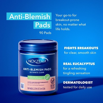 究極のクリアアンチブレミッシュパッド - ユーカリ - 90 - Skincare Acne のレビューと価格