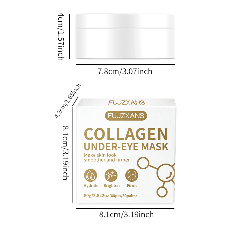 バイオコラーゲンアイマスク 60枚入り、ナイアシンアミド＆H - Collagen Sheet Mask のレビューと価格