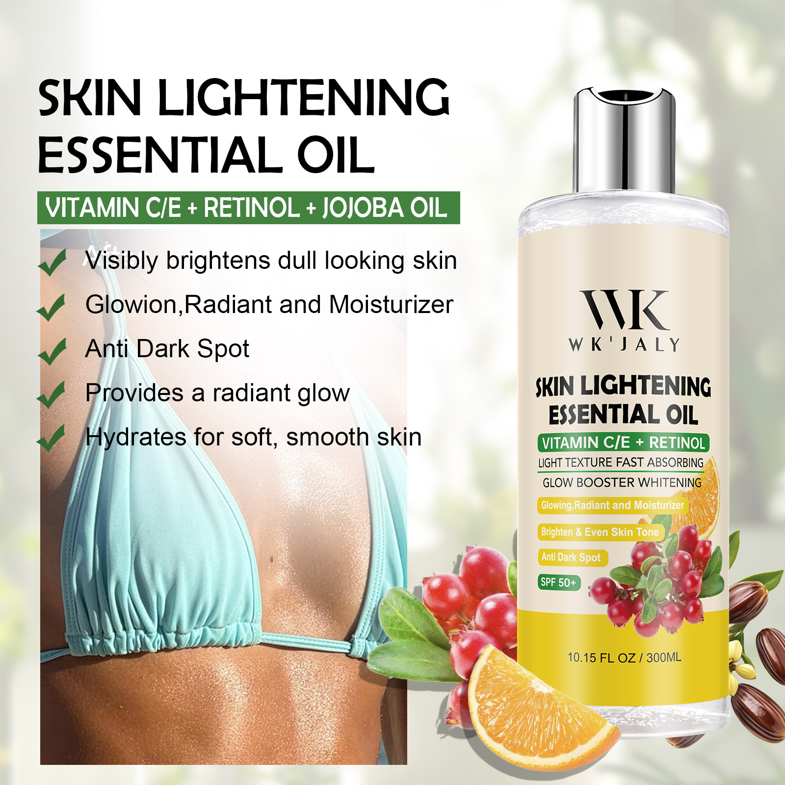 WK JALY ビタミンC＆レチノール配合 ライトニングオイ - Retinol Vitamin A Cream のレビューと価格