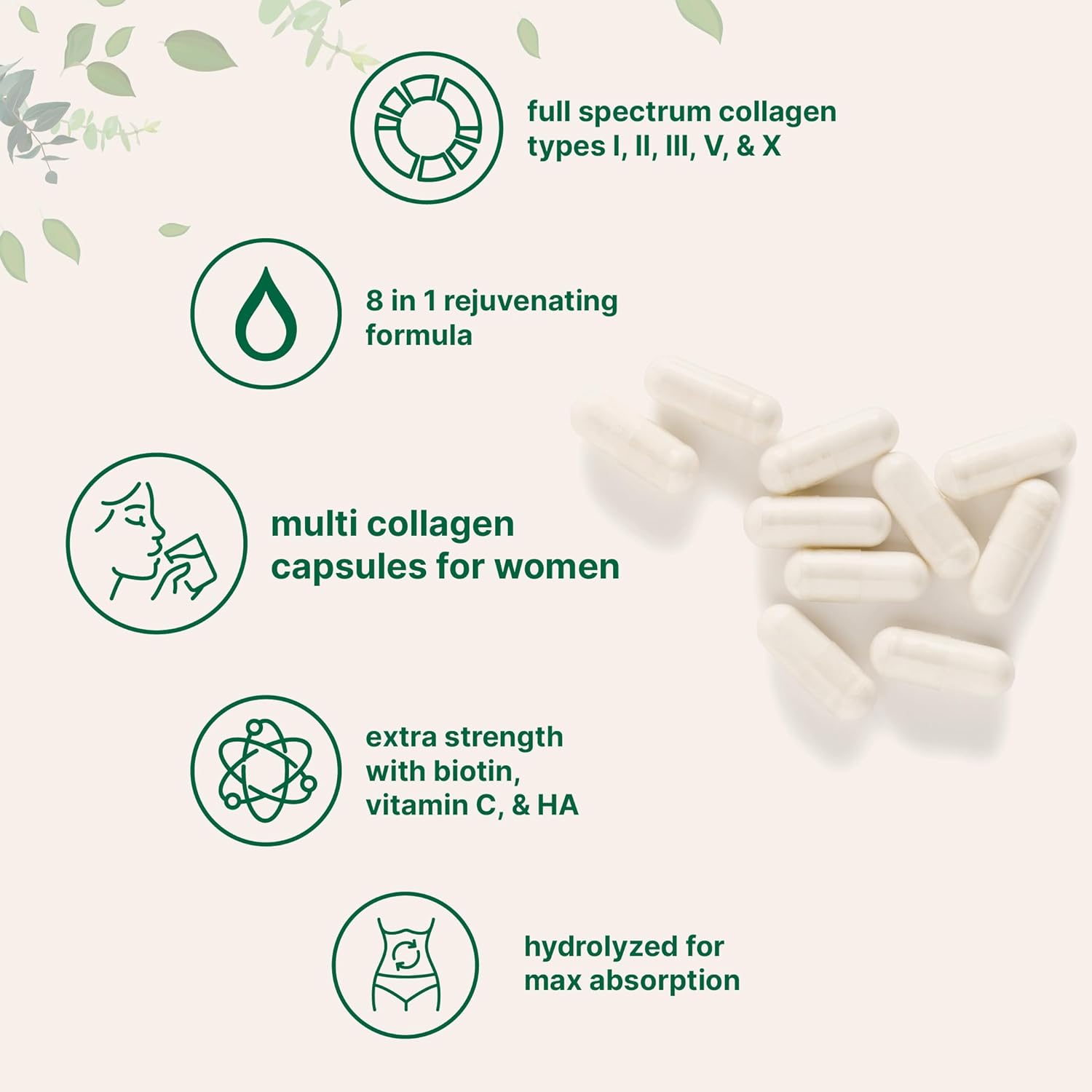 マルチコラーゲンペプチドパウダー 肌を引き締め、しわを防ぎ、 - Vitamin C Powder のレビューと価格