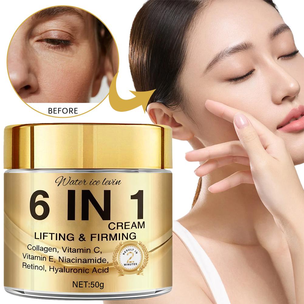 6 IN 1 コラーゲンフェイスクリーム リフティング・ファ - Retinol Vitamin A Cream のレビューと価格