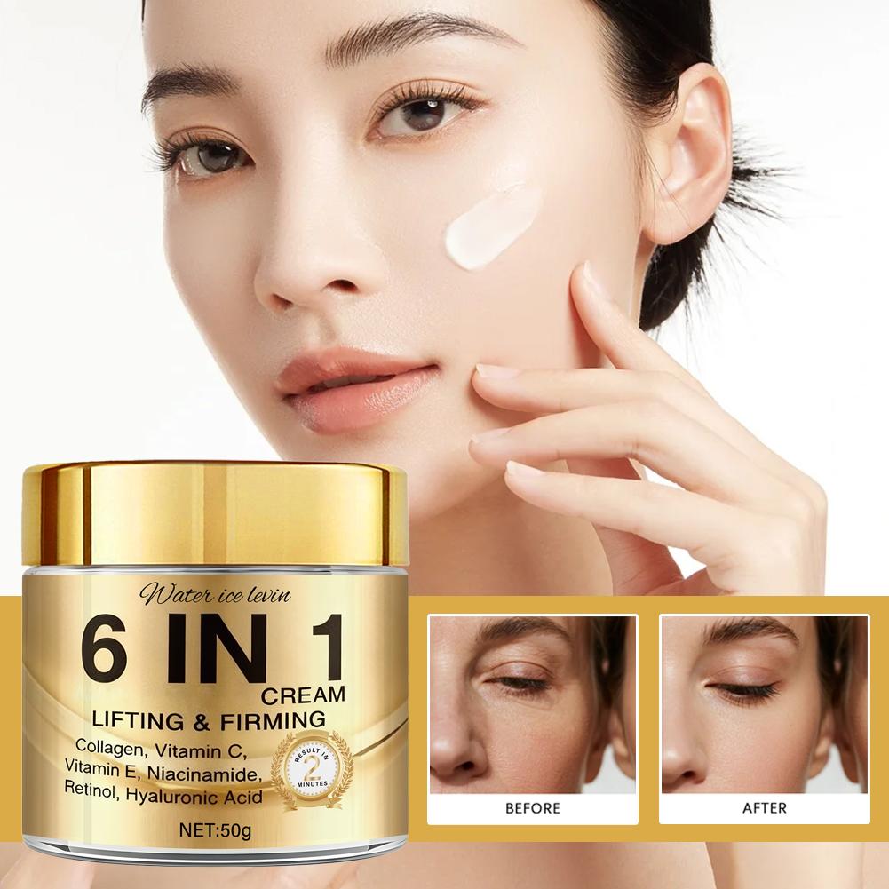 6 IN 1 コラーゲンフェイスクリーム リフティング・ファ - Retinol Vitamin A Cream のレビューと価格