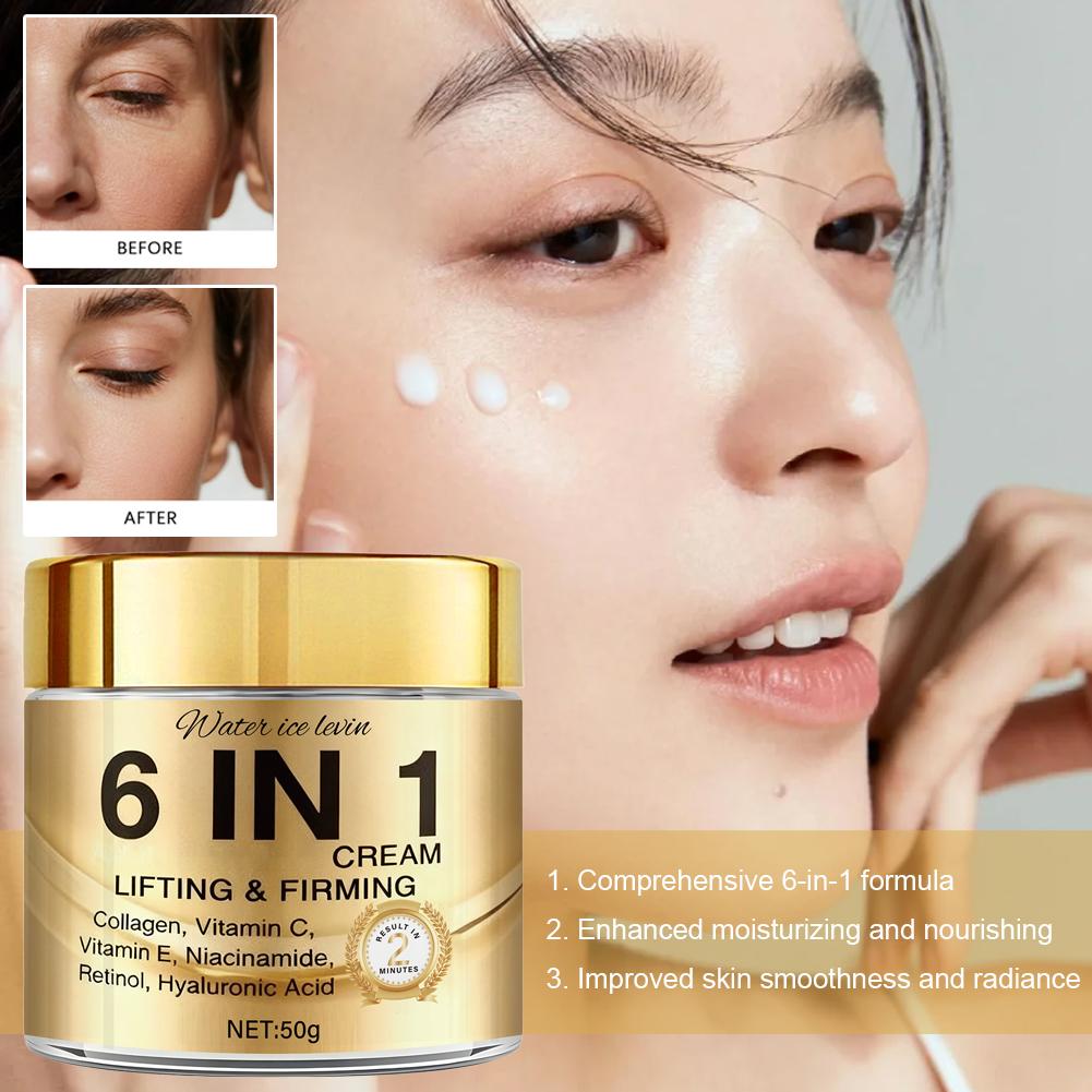6 IN 1 コラーゲンフェイスクリーム リフティング・ファ - Retinol Vitamin A Cream のレビューと価格