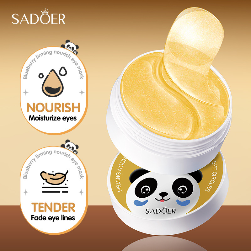 60 個 SADOER クリスタルコラーゲンアイマスク抗くま - Collagen Sheet Mask のレビューと価格
