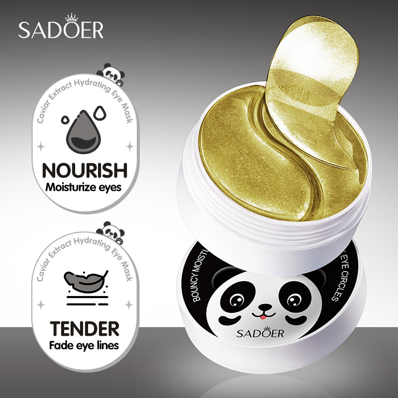 60 個 SADOER クリスタルコラーゲンアイマスク抗くま - Collagen Sheet Mask のレビューと価格