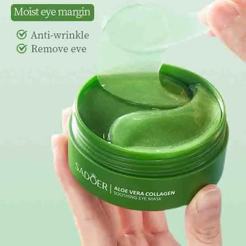 60 個アロエベラコラーゲンアイマスク抗くま目袋保湿抗しわア - Collagen Sheet Mask のレビューと価格