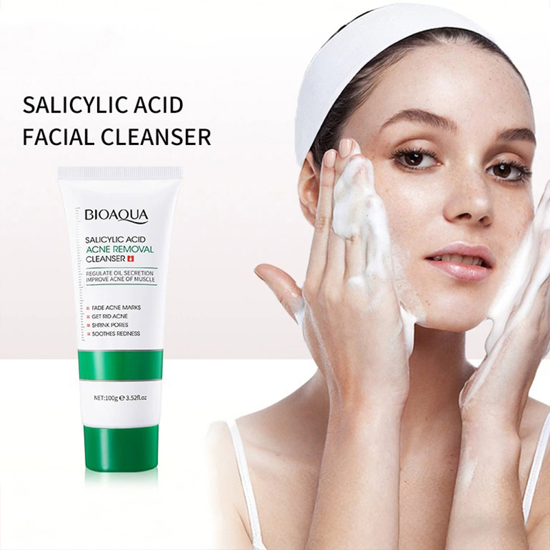 BIOAQUA サリチル酸洗顔料 保湿オイルコントロールスキ - Salicylic Acid Cleanser のレビューと価格