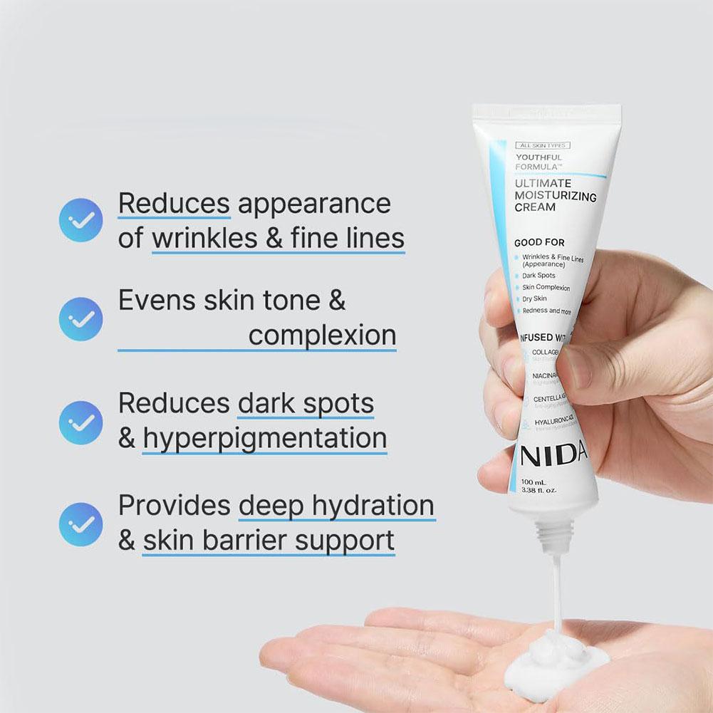ニダ モイスチャライジングクリーム ツボクサエキス、ナイアシ - Skincare Centella のレビューと価格