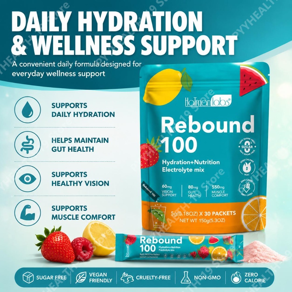ハルマンラボ リバウンド100 電解質ミックスパウダーパケッ - Vitamin C Powder のレビューと価格