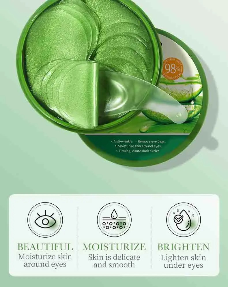 60 個アロエベラコラーゲンアイマスク抗くま目袋保湿抗しわア - Collagen Sheet Mask のレビューと価格