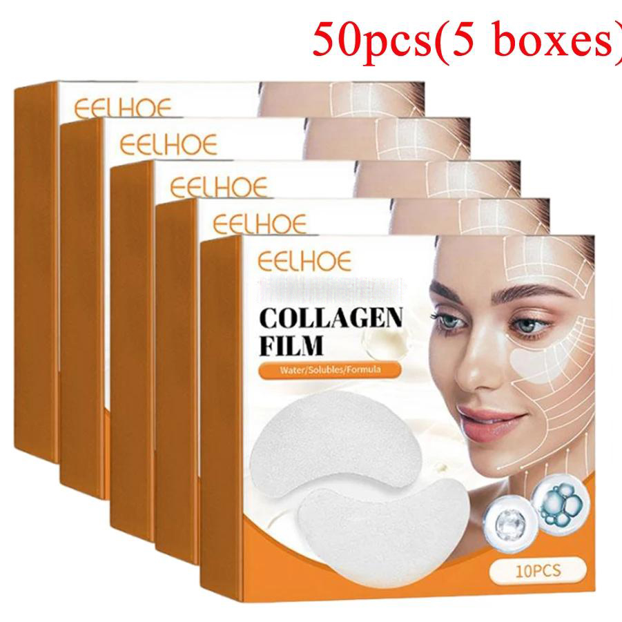5 ボックスコラーゲン可溶性パッチフィルム抗しわ除去くまフェ - Collagen Sheet Mask のレビューと価格