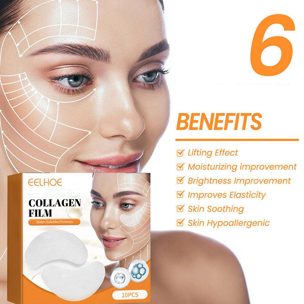5 ボックスコラーゲン可溶性パッチフィルム抗しわ除去くまフェ - Collagen Sheet Mask のレビューと価格